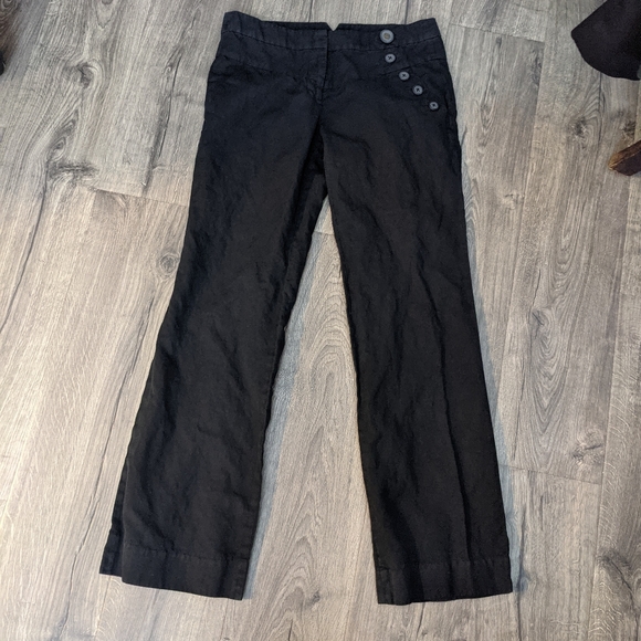 Anthropologie Elevenses Black Sailor Pants - Picture 8 of 12